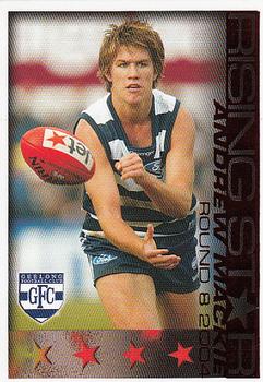 2005 Select Herald Sun AFL - Rising Star #RS8 Andrew Mackie Front